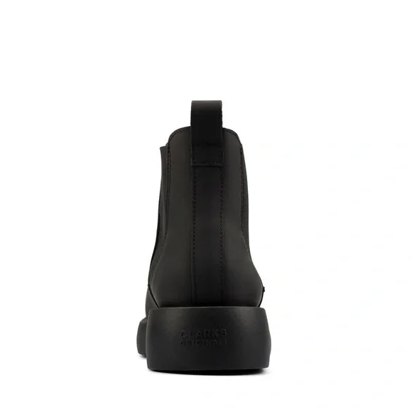 NEW IN BOX!! Ladies Clarks Mileno Chelsea Boot Black - Picture 3 of 4